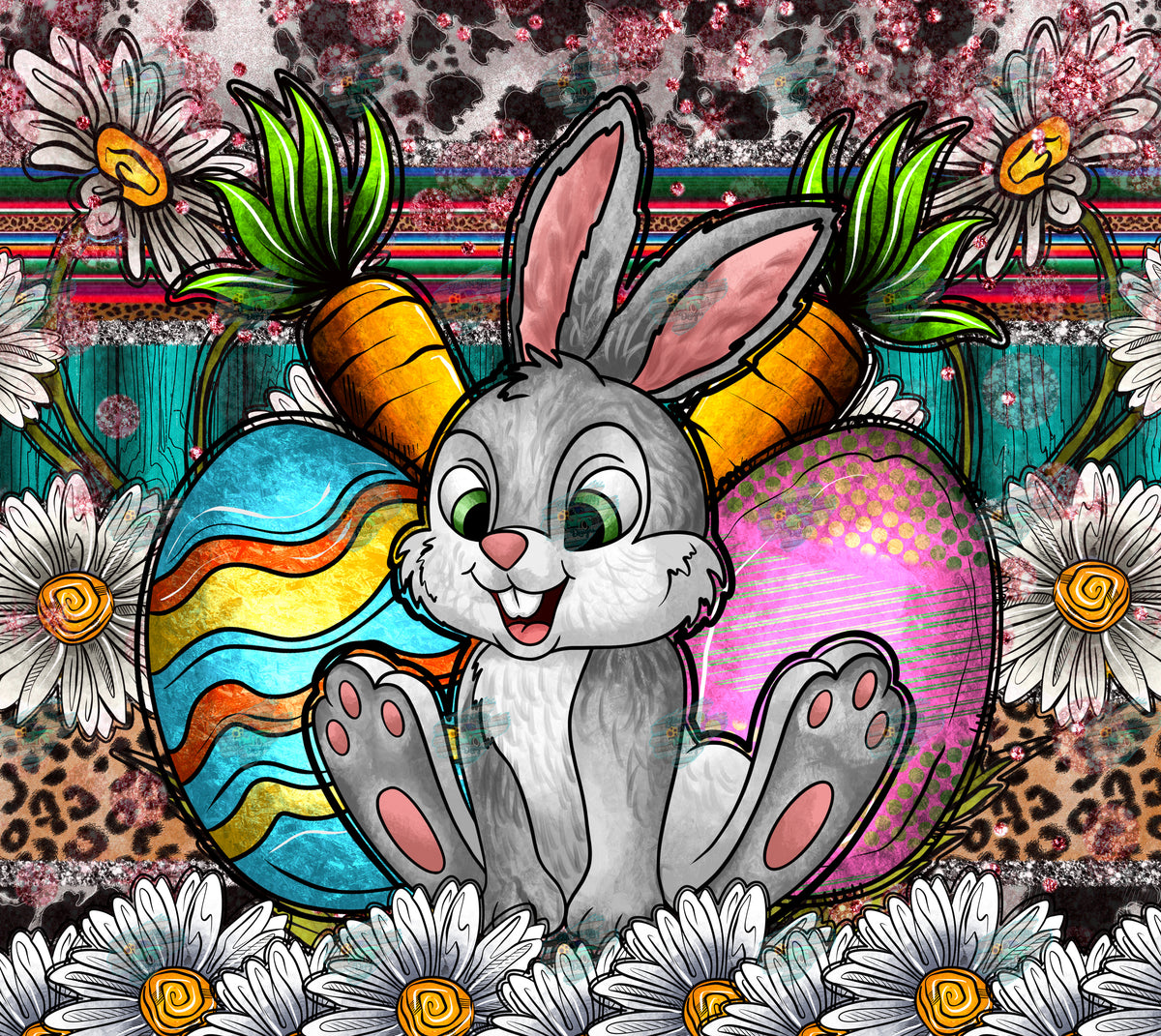 Easter Bunny Tumbler Sublimation Transfer – Glitter N Glitz Designs