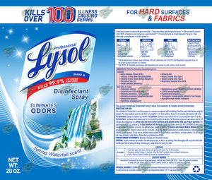 Lysol Spring Waterfall Tumbler Sublimation Transfer