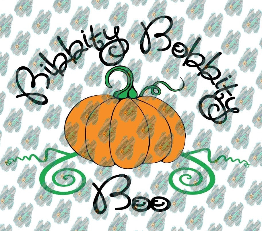 Bibbity Bobbity Boo Pumpkin Carriage Digital Download File SVG PNG