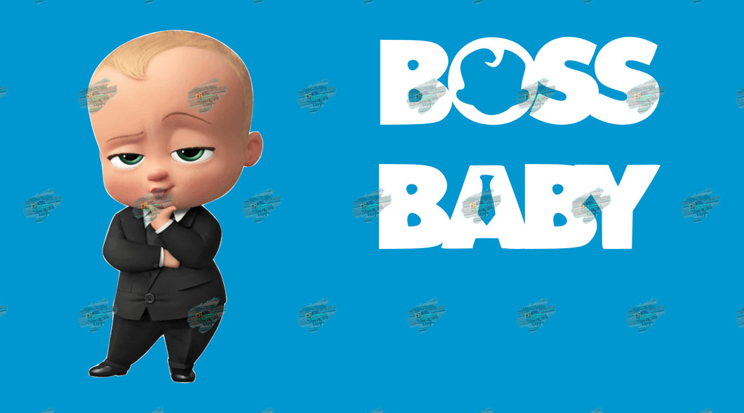 Boss Baby Tumbler Sublimation Transfer