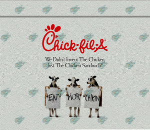 Chick-fil-a Cup Tumbler Sublimation Transfer