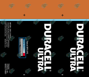 Duracell Battery Sublimation Transfer