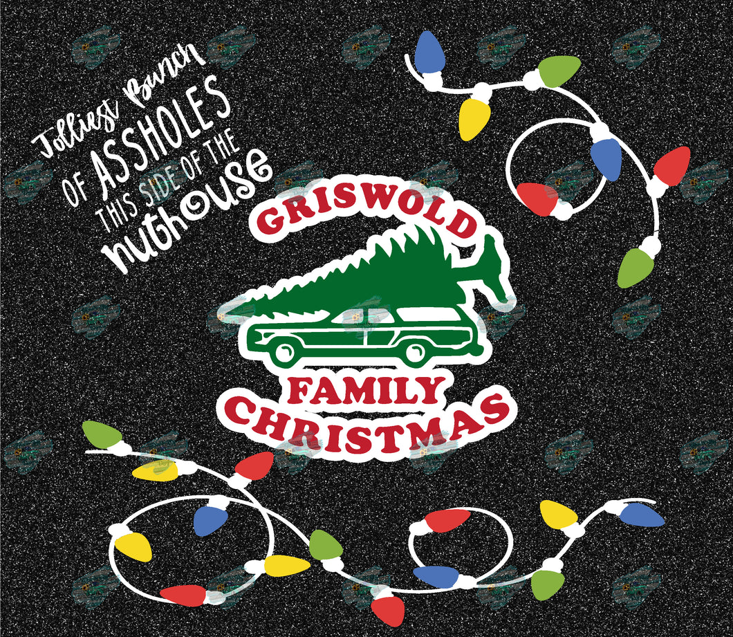 Griswold Family Christmas PNG Tumbler Wrap
