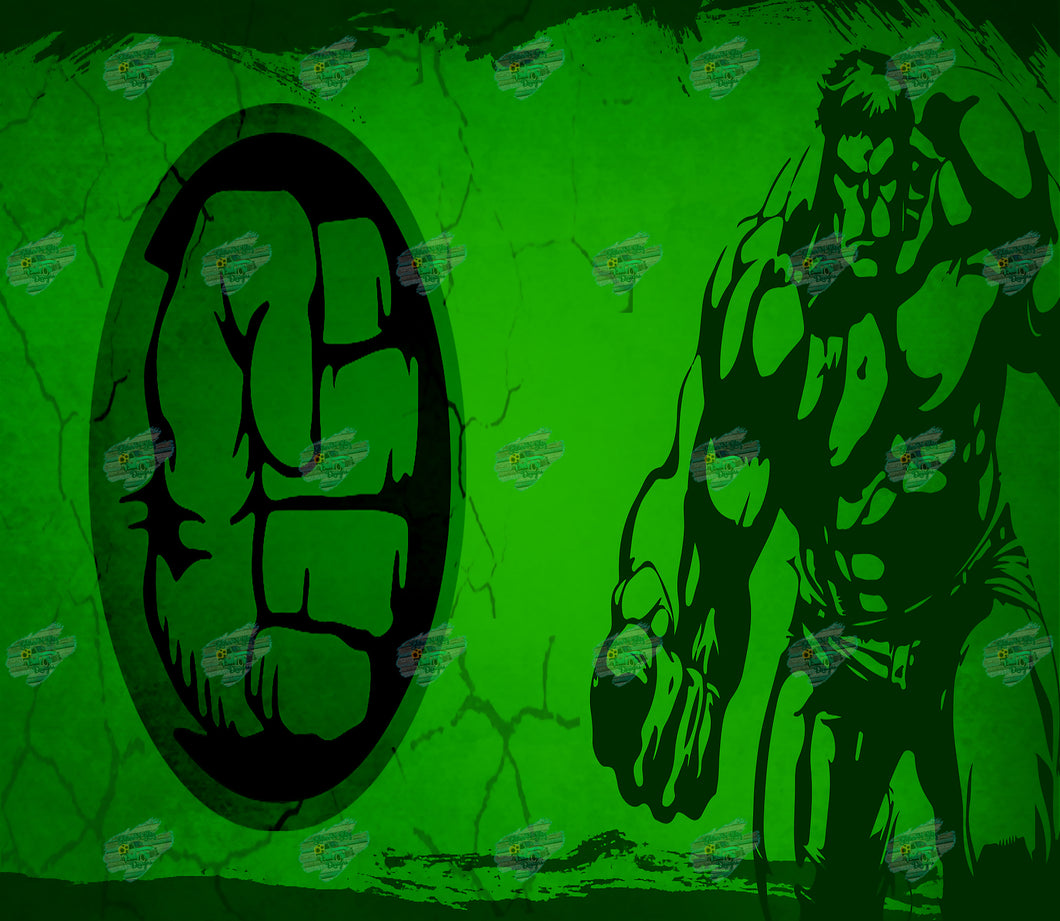 Hulk Tumbler Sublimation Transfer