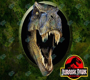 Jurassic Park Tumbler Sublimation Transfer