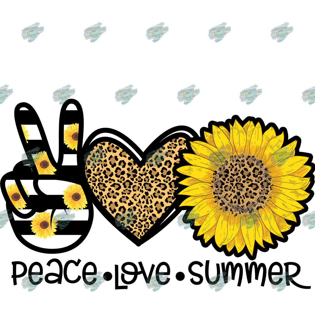 Peace Love Summer Sublimation Transfer