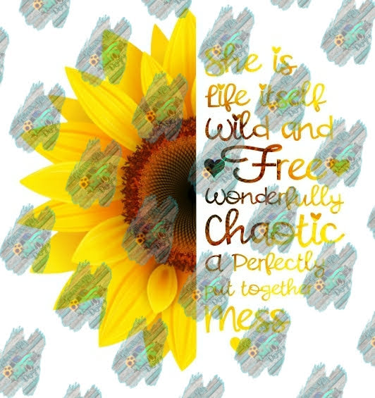 Life Itself Sunflower SVG/PNG File