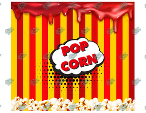 Popcorn Tumbler Sublimation Transfer