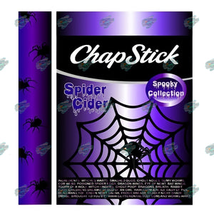 Chap Stick Spider Cider Tumbler Sublimation Transfer
