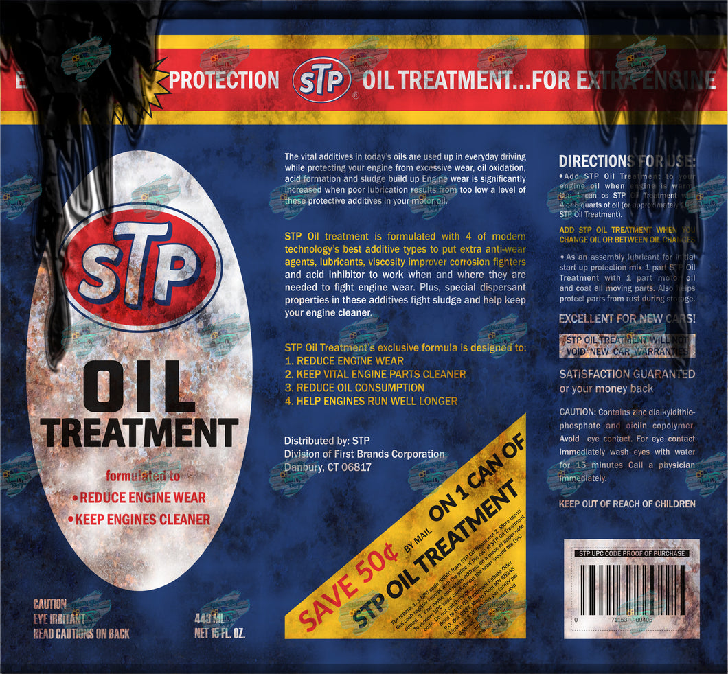STP Oil Treatment Tumbler Sublimation Transfer