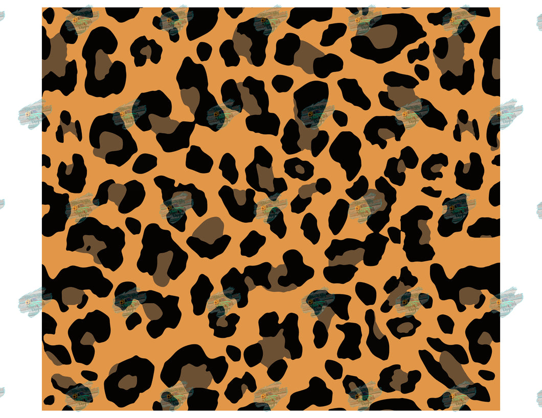 Leopard Print Tumbler Sublimation Transfer