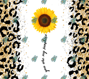 Sunflower Sunshine Stem Tumbler Sublimation Transfer