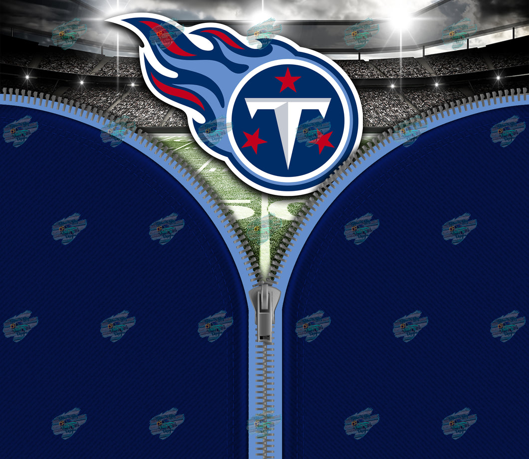 Tennessee Titans Zip Tumbler Sublimation Transfer