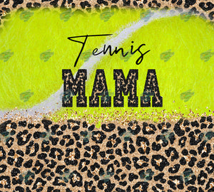 Tennis Mama Tumbler Sublimation Transfer