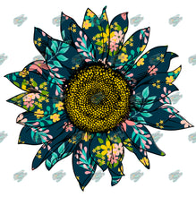 Load image into Gallery viewer, Floral Print Sunflower Sublimation Transfer
