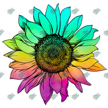 Load image into Gallery viewer, Watercolor Sunflower Sublimation Transfer
