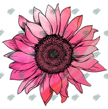 Load image into Gallery viewer, Watercolor Sunflower Sublimation Transfer
