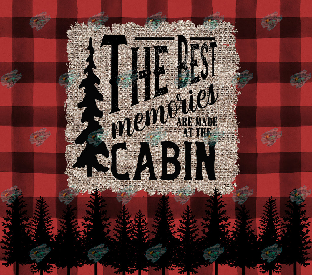 Memories in the Cabin Tumbler Sublimation Transfer