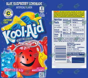 Kool-Aid Blue Raspberry Lemonade Tumbler Sublimation Transfer