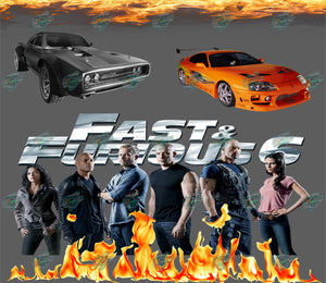 Fast and Furious Tumbler Sublimation Transfer