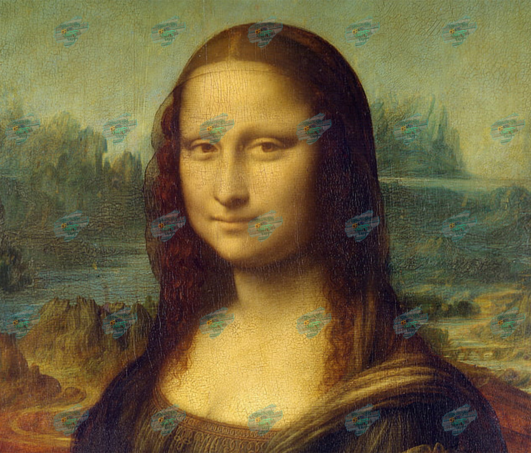 Mona Lisa Tumbler Sublimation Transfer
