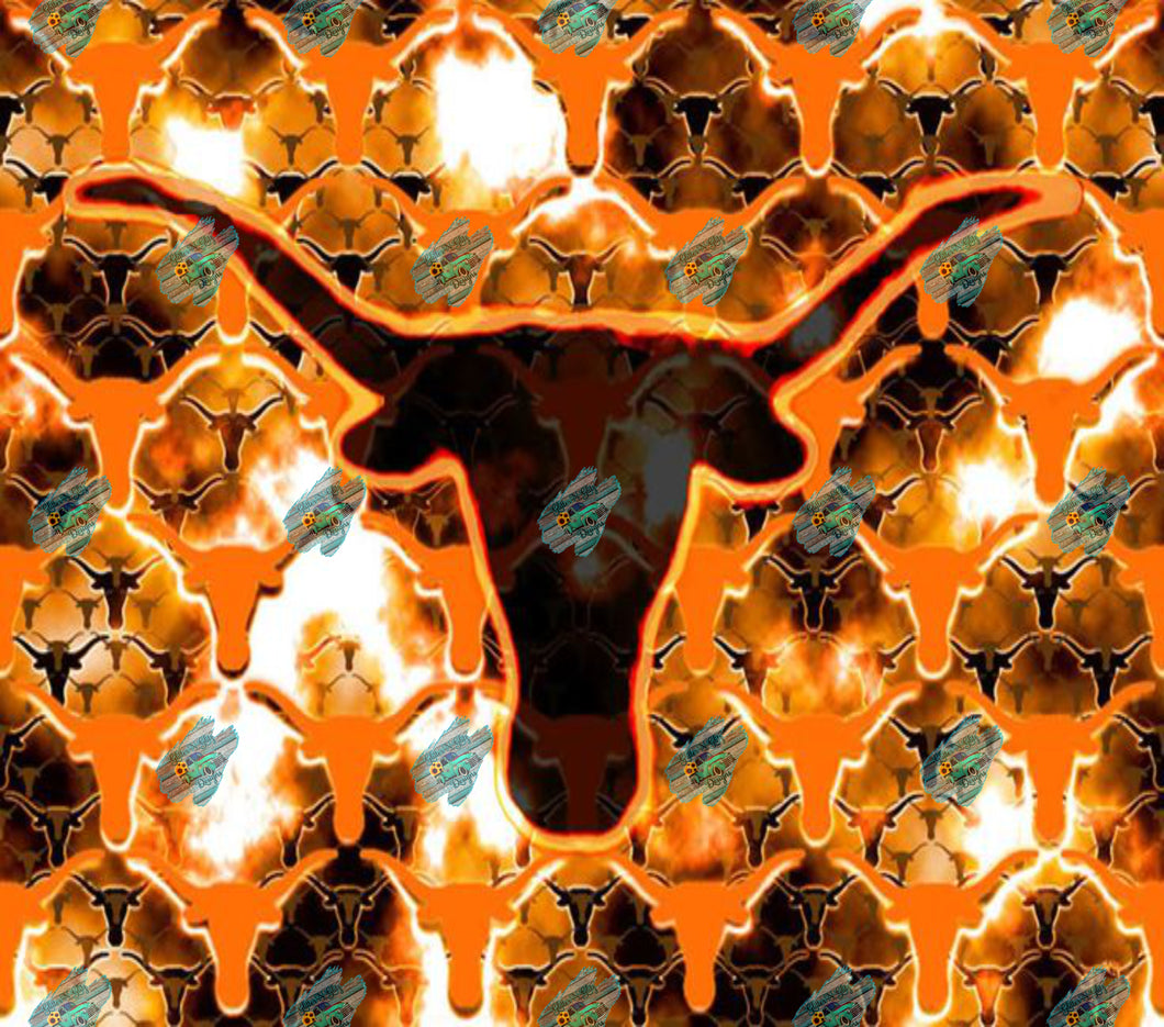 Texas Longhorns 2 Tumbler Sublimation Transfer