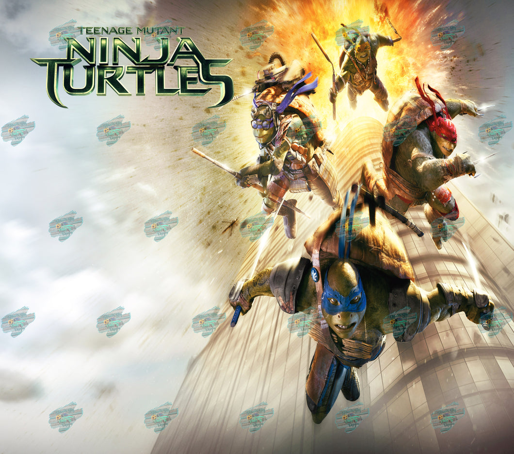 Ninja Turtles 3 Tumbler Sublimation Transfer